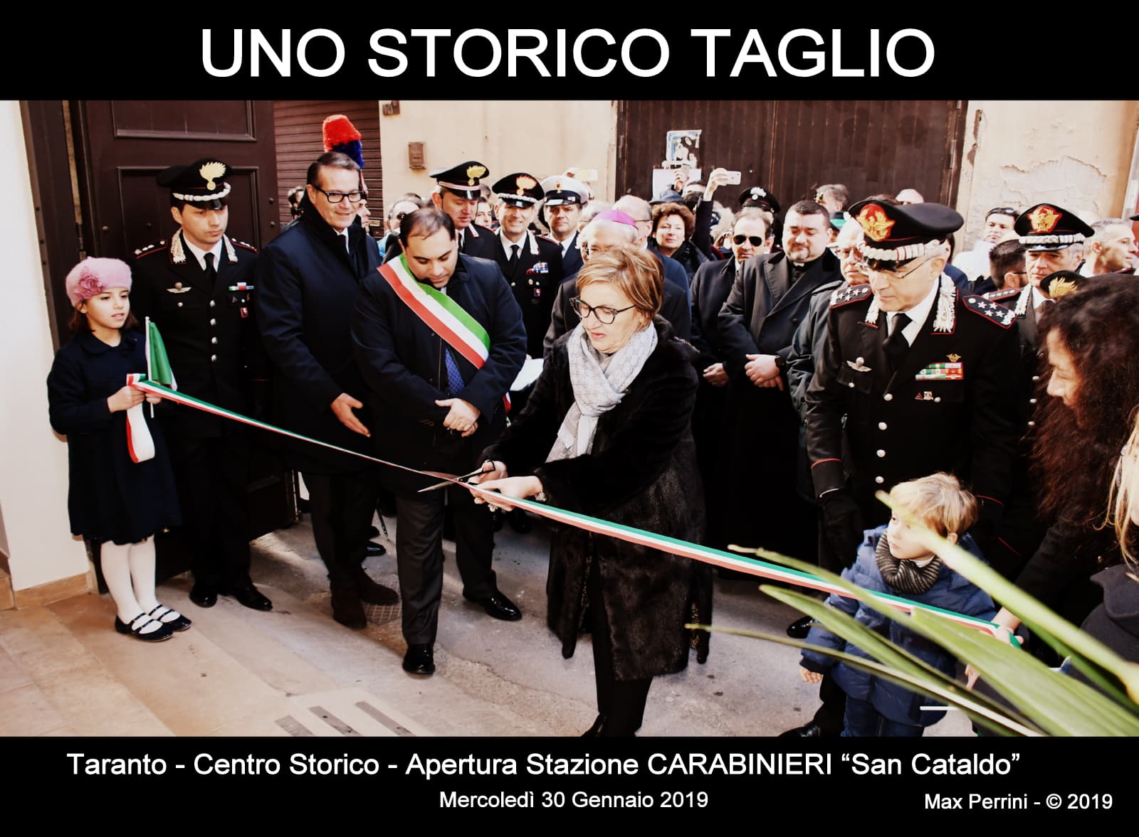Aperta la nuova stazione dei Carabinieri nel Centro Storico di Taranto