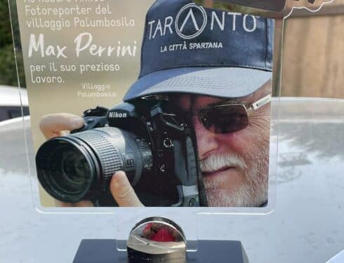 Max Perrini premiato in Calabria