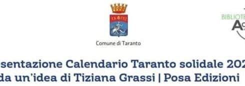 Presentato il Calendario Taranto Solidale 2024